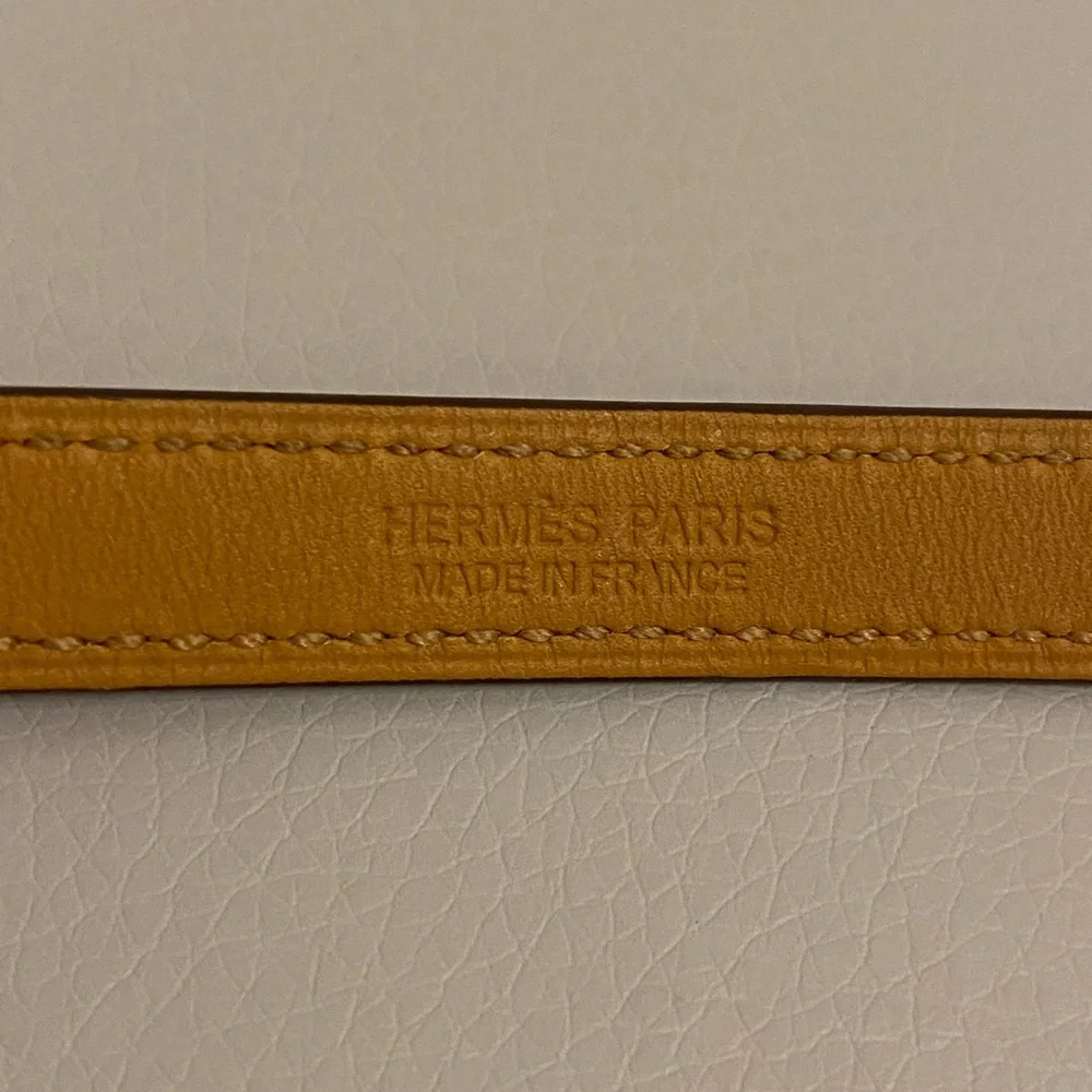 Authentic Hermes Rivale double tour leather bracelet - Picture 3 of 8